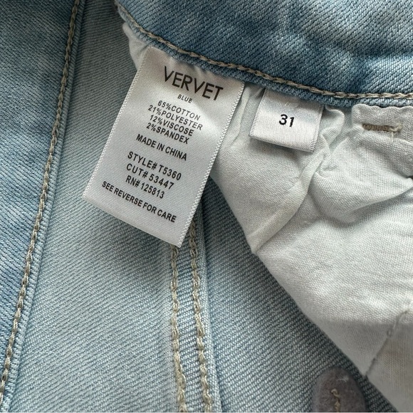 Vervet by Flying Monkey Olivia Wide Leg High Waisted Jeans Size 31 NWT - Picture 6 of 14